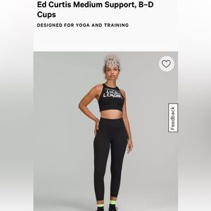 Ed Curtis Medium Support, B–D Cups “Graphic” ****